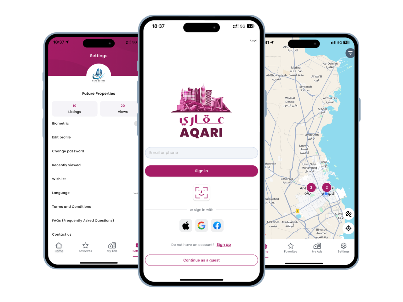 AQARI App Screenshot